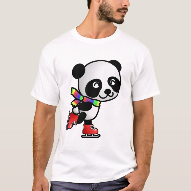 Camiseta Skating Panda (Frente)