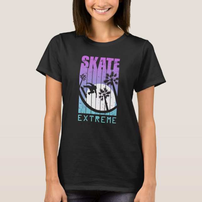 Camiseta Skeat Bord Skating Sport Hobby Cara Boy Skeeter (Frente)