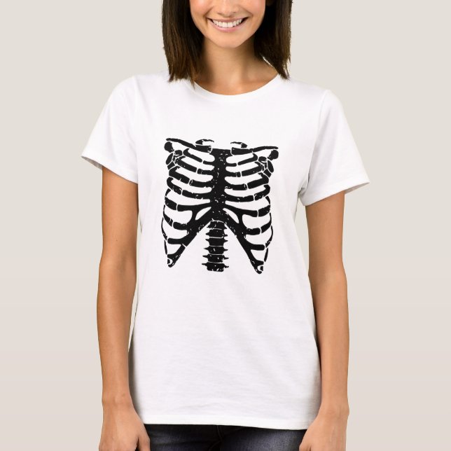 camiseta skeleton  (Frente)