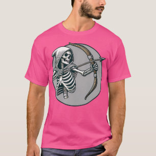 Camiseta Skeleton Archer Fantasy E Archery Grim Reaper