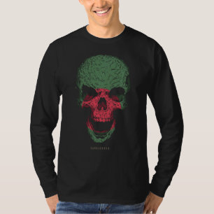 Camiseta Skeleton Bengali Roots - Skeleton Com Bandeira De