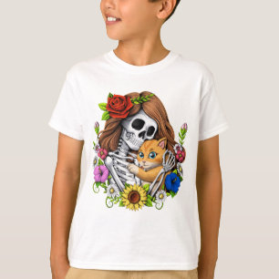 Camiseta Skeleton Cat