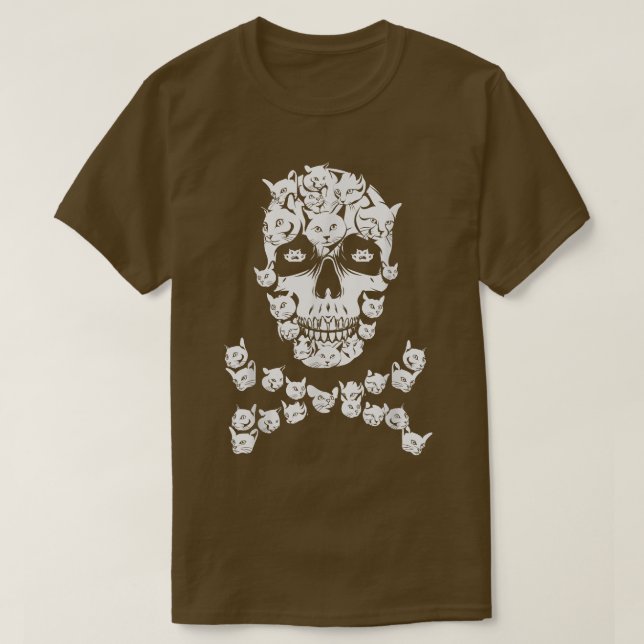 Camiseta Skeleton Cat Halloween 2021  (Frente do Design)