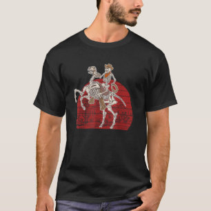 Camiseta Skeleton Cowboy Andando Skeleton Horse Co