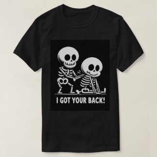 Camiseta Skeleton Crew Support Tee: Eu Peguei Suas Costas!