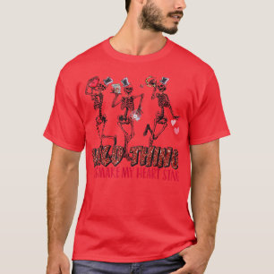 Camiseta Skeleton Dancing Namorados Wild Thing You Make My