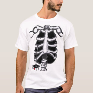 Camiseta Skeleton de Cartoon Halloween