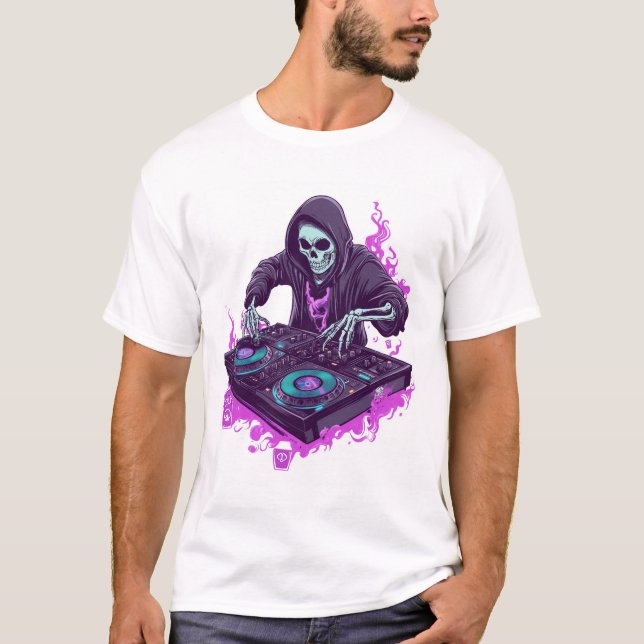Camiseta  Skeleton DJ (Frente)