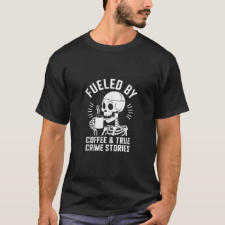 Camiseta Skeleton do Crime Verdadeiro Coffee Coffee