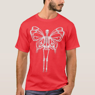 Camiseta Skeleton Fairy Aesthetic Dark Horror Goth Witchy G