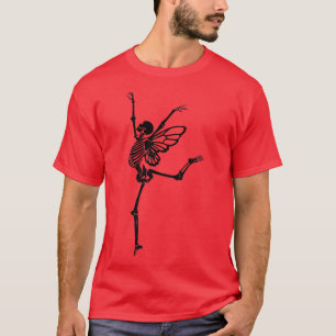Camiseta Skeleton Fairy Gótico GrungeT-Shirt