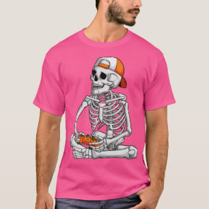 Camiseta Skeleton Gamer Video Game Boys Jogos Halloween Co