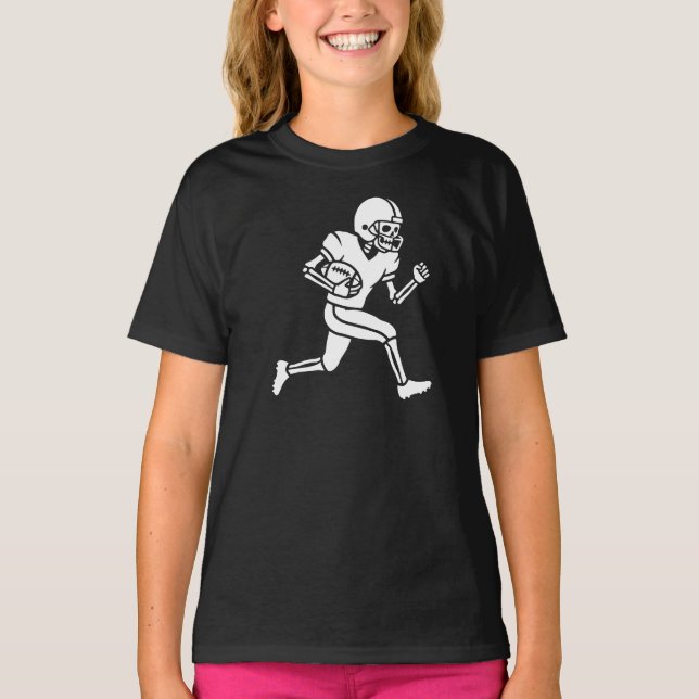Camiseta Skeleton Gridiron Runner (Frente)