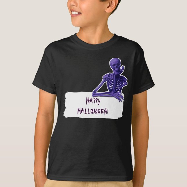 Camiseta Skeleton Halloween (Frente)