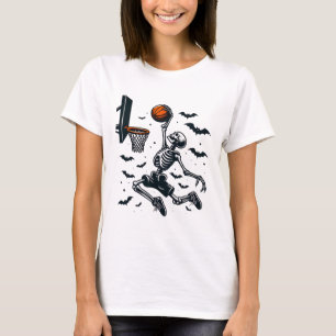 Camiseta Skeleton Halloween Skeleton Sketll Player