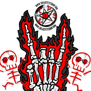 Camiseta Skeleton Horns Design