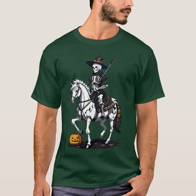 Camiseta Skeleton Horse Rider (Frente)