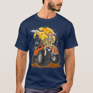 Camiseta Skeleton Jogando Jogo Engraçado Monstro Hallowee