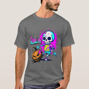 Camiseta Skeleton Kick Pumpkin