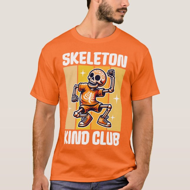 Camiseta Skeleton Kind Club (Frente)