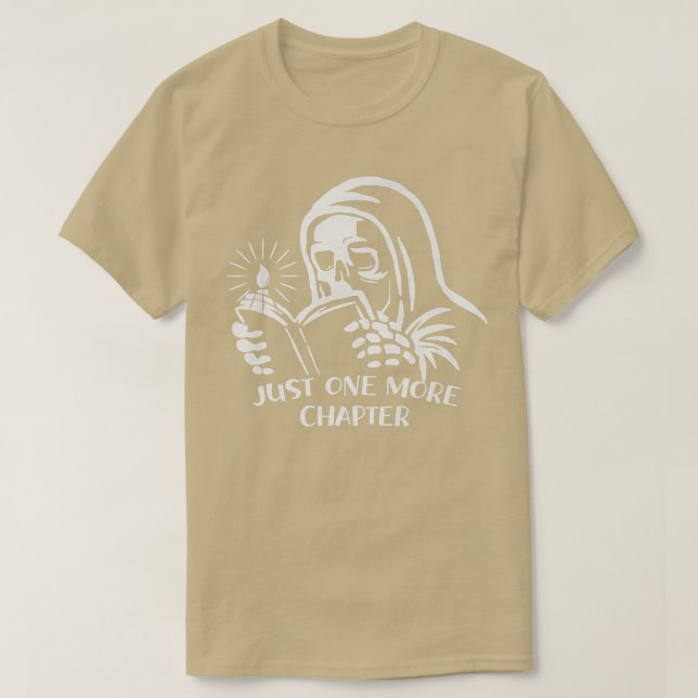 Camiseta Skeleton Leading Book Apenas Mais Uma Capa De Capí (Frente do Design)