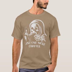 Camiseta Skeleton Leading Book Apenas Mais Uma Capa De Capí