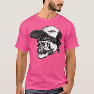 Camiseta Skeleton Legal do Halloween Skeleton Music Rapper