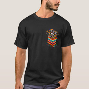 Camiseta Skeleton Mariachi Banda Serape Cinco de Mayo