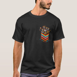 Camiseta Skeleton Mariachi Banda Serape Cinco de Mayo