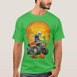 Camiseta Skeleton Monster Truck Moon Candy Toddler Boys Hal
