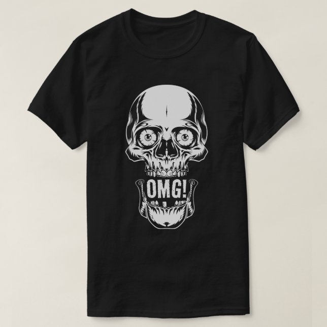 Camiseta Skeleton-OMG (Frente do Design)