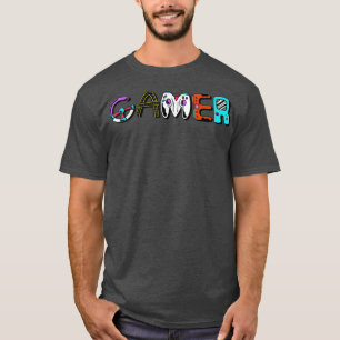 Camiseta Skeleton para jogos para sempre Vídeo T-Shir
