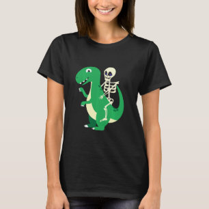 Camiseta Skeleton Rex Legal Dinossauro Skull Halloween