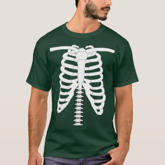 Camiseta Skeleton Rib Cage Halloween