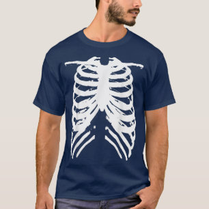 Camiseta Skeleton Ribcage Halloween 