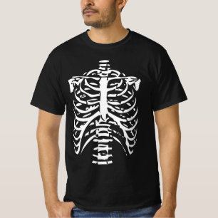 Camiseta Skeleton Ribs Costume