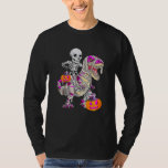 Camiseta Skeleton Riding Dinosaur Pumpkin Halloween Pumpkin<br><div class="desc">Skeleton Riding Dinosaur Pumpkin Halloween Pumpkin</div>