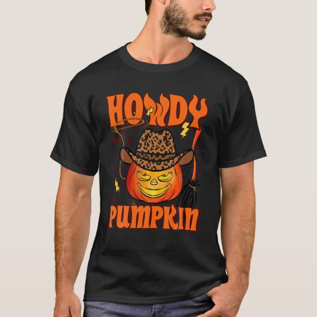Camiseta Skeleton Riding Mummy Dinosaur T Rex Halloween (Frente)