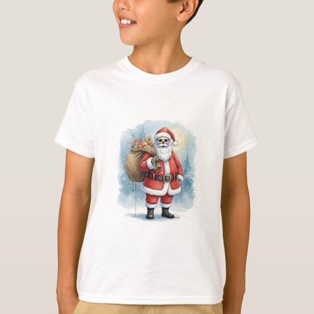 Camiseta Skeleton Santa Claus (Frente)