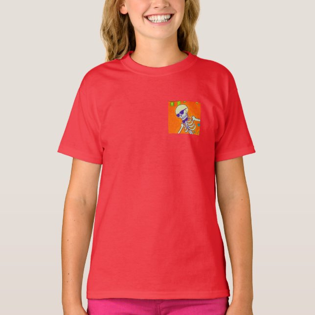 Camiseta Skeleton Skateboard (Frente)