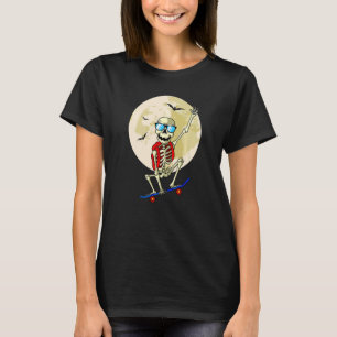 Camiseta Skeleton Skateboard halloween Skater Boys Skate
