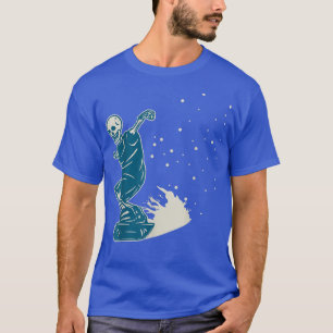 Camiseta Skeleton Snow Embarque Escárdio Esportes Escárneos