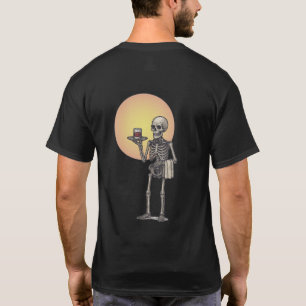 Camiseta Skeleton T-Shirt - Estilo Retro Quirky