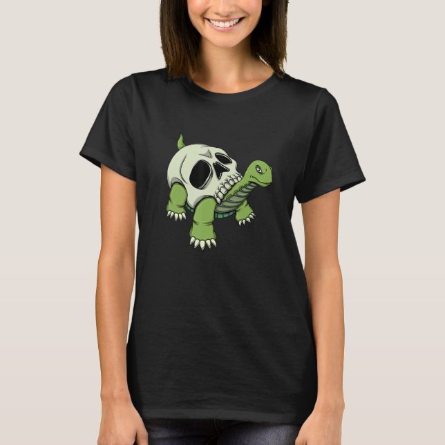 Camiseta Skeleton Turtle Shell Skeleton (Frente)