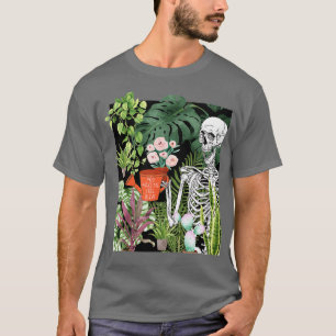 Camiseta Skeleton Water Plant Você Me Faz Sentir Vivo Garde