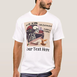 Camiseta Skeleton Writer Men's Tee