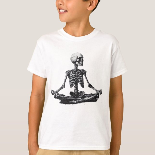 Camiseta Skeleton Yoga (Frente)