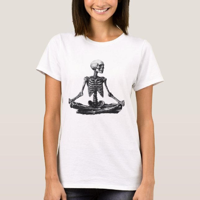 Camiseta Skeleton Yoga (Frente)