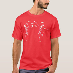 Camiseta Skeletons Dançantes Candies Halloween Trick or Tra