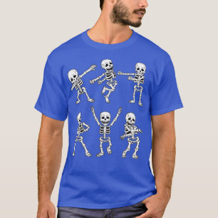 Camiseta Skeletons Dançantes Desafio Meninos Meninas H